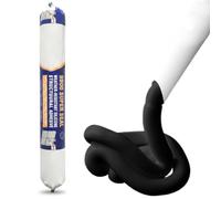 Sigillante siliconico impermeabile nero 9900, adesivo multisuperficie resistente allo strappo e all'allungamento, mastice resistente per casa, auto, marina, impianti idraulici