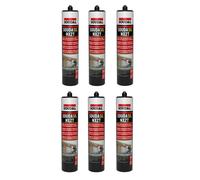 Sigillante siliconico neutro Soudal Soudasil NX2T trasparente 300ml 6 PEZZI