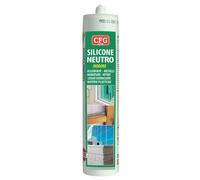 SIGILLANTE SILICONICO NEUTRO TRASPARENTE CARTUCCIA 280ML SILIC120GR-CFGW00090 CFG