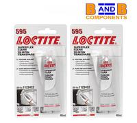 Sigillante siliconico trasparente Loctite SI595 Superflex Clear Silicone x...