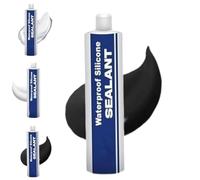 Sigillante strutturale super adesivo multiuso, colla adesiva super resistente ad alta viscosità, legame permanente a presa rapida, per crepe su tetti e pareti (Nero)