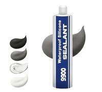 Sigillante strutturale super adesivo multiuso, composto sigillante resistente e impermeabile, colla sigillante 9900 - resistente ai raggi UV, adesivo multisuperficie per tegole (Grey)