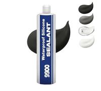 Sigillante strutturale super adesivo multiuso, composto sigillante resistente e impermeabile, colla sigillante 9900 - resistente ai raggi UV, adesivo multisuperficie per tegole (Black)
