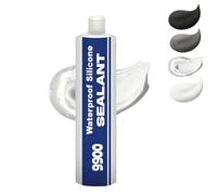 Sigillante strutturale super adesivo multiuso, composto sigillante resistente e impermeabile, colla sigillante 9900 - resistente ai raggi UV, adesivo multisuperficie per tegole (Clear)