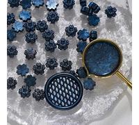 sigillare perline di cera, 100 pezzi Aurora Cherry Blossom Misto Colore Sigillo di Cera Perline di Cera Lacca Fiammeggiante Pellet for Decorazione di Biglietti di Auguri di Buste(6)