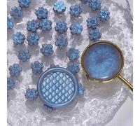 sigillare perline di cera, 100 pezzi Aurora Cherry Blossom Misto Colore Sigillo di Cera Perline di Cera Lacca Fiammeggiante Pellet for Decorazione di Biglietti di Auguri di Buste(8)