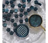 sigillare perline di cera, 100 pezzi Aurora Cherry Blossom Misto Colore Sigillo di Cera Perline di Cera Lacca Fiammeggiante Pellet for Decorazione di Biglietti di Auguri di Buste(5)