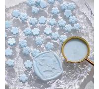 sigillare perline di cera, 100 pezzi Aurora Cherry Blossom Misto Colore Sigillo di Cera Perline di Cera Lacca Fiammeggiante Pellet for Decorazione di Biglietti di Auguri di Buste(25)