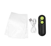 Sigillatore di mini sacchetti beufee, sigillatore da 2 in 1 segnali di riscaldamento strumento portatile portatile (black)