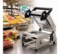 Sigillatore For Imballaggi For Vassoi Alimentari Multi-scena | Adatto A Varie Specifiche Di Rullini Di Pellicola, Comoda Impugnatura Antiscivolo, For Ristoranti(180*120mm)
