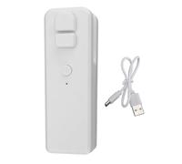 Sigillatore per sacchetti 2 in 1, piccolo sigillatore per sacchetti per patatine per uso domestico Mini magnete Busta portatile in plastica per snack Macchina per sigillare (Bianco)