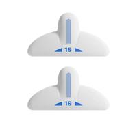 Sigillatore per sacchetti da cucina con retro magnetico, White | Morsetto seghettato per riporre, tè, condimenti e buste sul lato del frigorifero