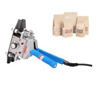 Sigillatrice a caldo, portatile, 300 W, con staffa di sicurezza, protezione anti-scottatura per sacchetti di snack e sacchetti di carta kraft, 200 mm