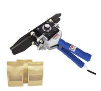 Sigillatrice a caldo portatile per sacchetti di plastica, portatile, larghezza 10 mm, con riempitivo automatico per tubi, ideale per esigenze di sigillatura domestica e fai da te