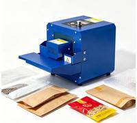 Sigillatrice a rullo continua,Sigillatrice a caldo sacchetti in plastica | Macchina sigillatrice automatica a nastro continuo da 300 W, Macchina automatica per il confezionamento alimentare