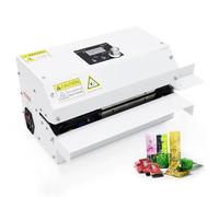 Sigillatrice automatica a caldo, 300 W, con temperatura regolabile 50-200 °C, velocità 6 m/min, pannello di funzionamento facile per sacchetti di plastica e fogli