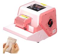 Sigillatrice automatica per imballaggi alimentari, 300 W, velocità 5 m/min, spessore sigilli 1 cm, ideale per uso domestico in cucina, sigillante a caldo per sacchetti di plastica efficienti