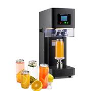 Sigillatrice automatica per lattine, sigillatrice commerciale per lattine di soda con altezza regolabile, display LCD intelligente, per lattine, barattoli e bottiglie