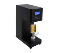 Sigillatrice commerciale lattine soda sigillatrice manuale sigillatrice semiautomatica bicchieri display LED regolabile altezza sigillatrice bottiglie lattine alluminio plastica(Black)