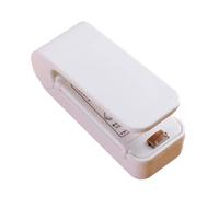 Sigillatrice compatta leggera manuale sottovuoto Ideale for l'uso in cucina(White)