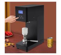 Sigillatrice for lattine di soda commerciale, macchina sigillatrice automatica for lattine - Funzionamento touch screen con display LED, rilevamento automatico dell'altezza, nero