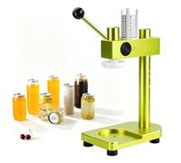 Sigillatrice Manuale A Pressione Per Lattine Di Alluminio E Plastica - Macchina Tappatrice Manuale Ad Altezza Regolabile,Fornita Con 100 Tazze Da 500 Ml,Ideale Per Bubble Tea,Frullati green