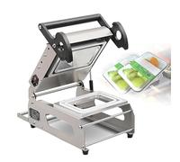 Sigillatrice manuale a pressione per scatole da asporto, larghezza massima pellicola rotolo 260 mm, diametro massimo 180 mm, manico antiscivolo, ideale per bistecche e cibi cotti