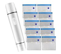 Sigillatrice per Alimenti | Macchina per Sottovuoto Mini 800mAh,Sigillatrice Portatile per Alimenti Carne Avanzi Cucina Casa Viaggio Campeggio | per Viaggi Campeggio Avanzi Pasti e
