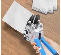 Sigillatrice portatile a mano, sigillatrice a caldo, 300 W, 45 x 36 x 12,5 cm, 30-250 °C, blu + argento