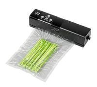 Sigillatrice Sottovetro per Alimenti Portatile - Display LED Serbatoio Acqua Rimovibile Conserva Alimenti,Macchina per Snack Caramelle Patatine Farina Cereali,per Conservazione,
