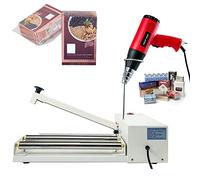 Sigillatrice termica 2 in 1 e pistola per confezionamento termoretraibile, ideale per imballare alimenti, libri, scatole con film in PVC POF PP PE