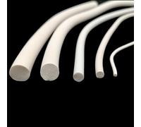 sigillatura di gomma circolare solida, Striscia di guarnizione in spugna di gomma siliconica, cordone schiumogeno rotondo, bianco, diverse misure(18mmx1m)