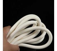 sigillatura di gomma circolare solida, Striscia di tenuta in spugna di gomma siliconica bianca, diverse misure(20mmx1m)