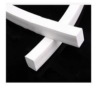 sigillatura di gomma in silicone quadrata, Guarnizione in gomma espansa in striscia di spugna di silicone bianco, dimensioni multiple, 1 metro(30x30mm)