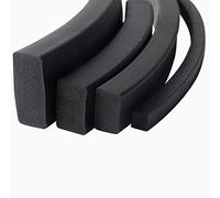 sigillatura di gomma in silicone quadrata, Guarnizione in spugna di gommapiuma EPDM nera, diverse misure, 1 m(5 * 5)