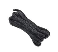 Sigillatura intrecciata Cima di ormeggio in nylon nero resistente, diametro 95 mm, lunghezza 480 cm, corda for barca a doppia treccia, 1 pezz0