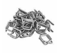 Sigilli acciaio galvanizzato autobloccanti x reggia Tessile Larg 16 mm 1000 pz
