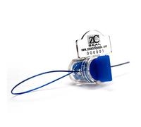 Sigilli anti-manomissione for misuratori di sicurezza Roto a tenuta stagna, lucchetto ad alta sicurezza elettrica(Blue,100PCS)