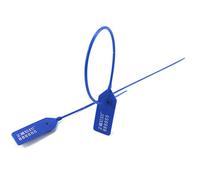 Sigilli antimanomissione, Etichette in plastica 100 pezzi multicolore lunghezza numerata sigilli antimanomissione(Blue)