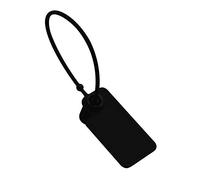 Sigilli antimanomissione, Etichette in plastica con sigillo numerato, fascette di trazione, 160 mm, multicolore, confezione da 100 pezzi(Black)