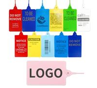 Sigilli antimanomissione in plastica, Etichette personalizzate stampate con il logo del marchio Testo scrivibile(Pink)