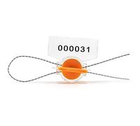 Sigilli antimanomissione in plastica, Il misuratore di sicurezza Roto antimanomissione da 1000 pezzi sigilla il lucchetto alta elettrica(Yellow,1000PCS)