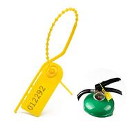 Sigilli antimanomissione in plastica, Sigilli di sicurezza PCS a tenuta stagna Etichette staccabili Fascette numerate autobloccanti(Yellow,1000 PCS)