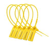 Sigilli antimanomissione in plastica, Sigilli di sicurezza rossi da 500 pezzi(Yellow,200 PCS)