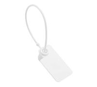 Sigilli di sicurezza antimanomissione Etichette numerate Confezione da 100, Sigilli numerati in plastica con tiranti Etichette da appendere 160 mm Multicolor Bianco(White)
