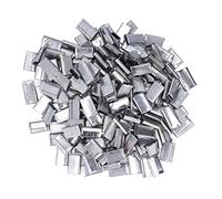 Sigilli per reggette per imballaggio Clip per reggette in lamiera di ferro Fibbie per carichi pesanti per il fissaggio di cinture di imballaggio in PP 12 16 mm 1 kg 260 pezzi