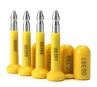 Sigillo a prova di manomissione, sigilli a bullone rosso for container carico ad alta sicurezza Spedizione antimanomissione numerata for camion(Yellow,100 PCS)