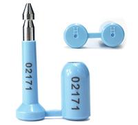 Sigillo a prova di manomissione, sigilli a bullone rosso for container carico ad alta sicurezza Spedizione antimanomissione numerata for camion(Blue,50 PCS)