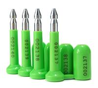 Sigillo a prova di manomissione, sigilli a bullone rosso for container carico ad alta sicurezza Spedizione antimanomissione numerata for camion(Green,50 PCS)