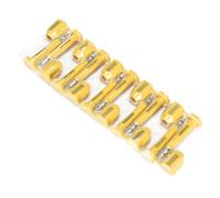 Sigillo a prova di manomissione, sigilli for container ad alta sicurezza con bullone lungo da 100 pezzi stampa antimanomissione numerazione progressiva(Yellow,50PCS)